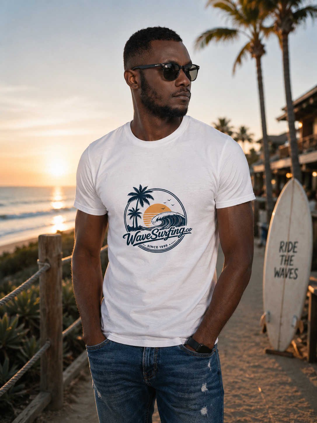 WaveSurfing™ Coastal Classic Tee