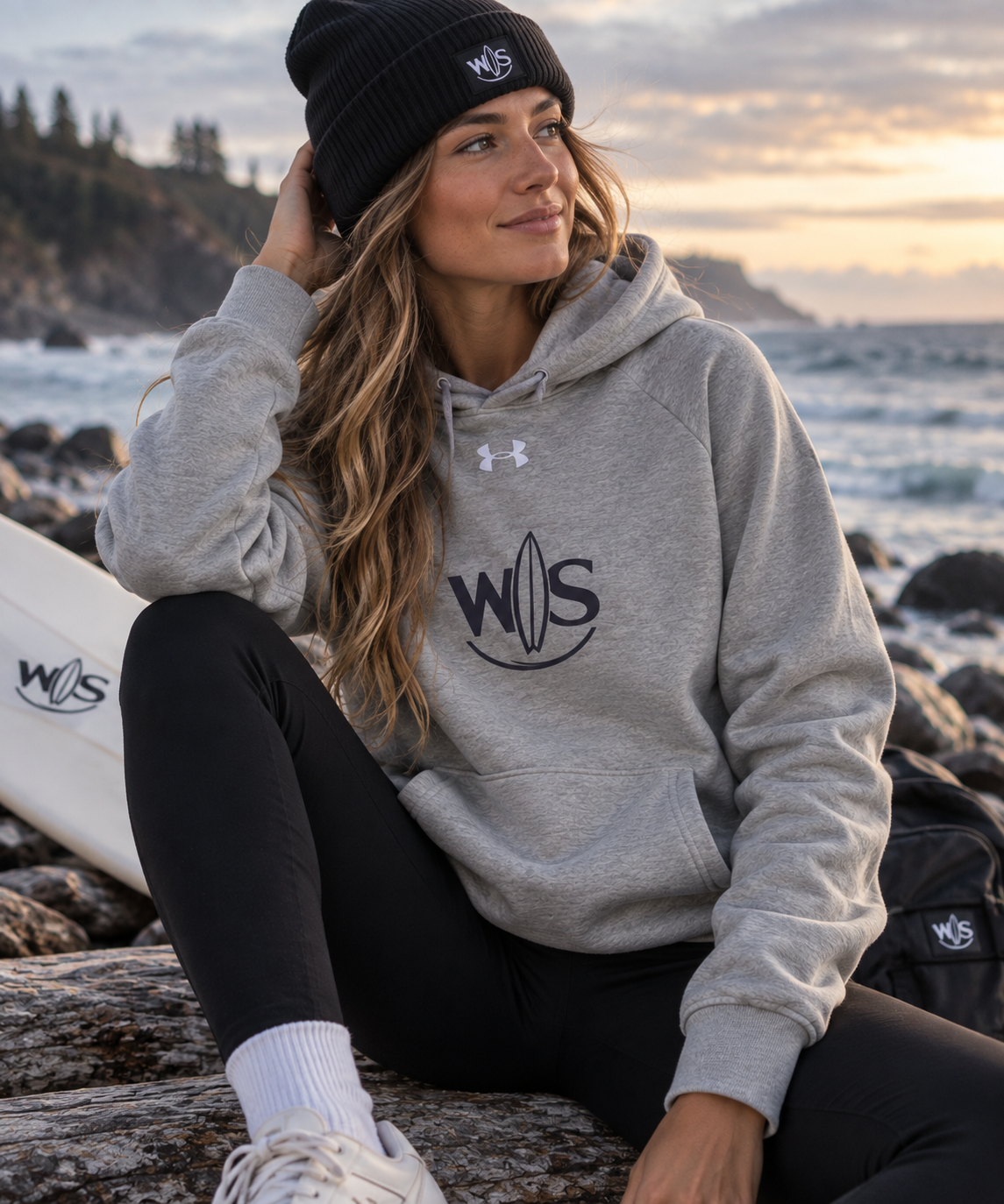 WaveSurfing™ x Under Armour® Performance Hoodie – Premium Athletic Pullover