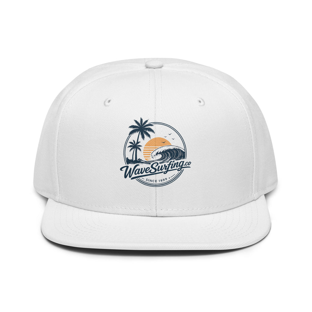 Coastal Snapback Hat WaveSurfing – vue [face/dos/côté]