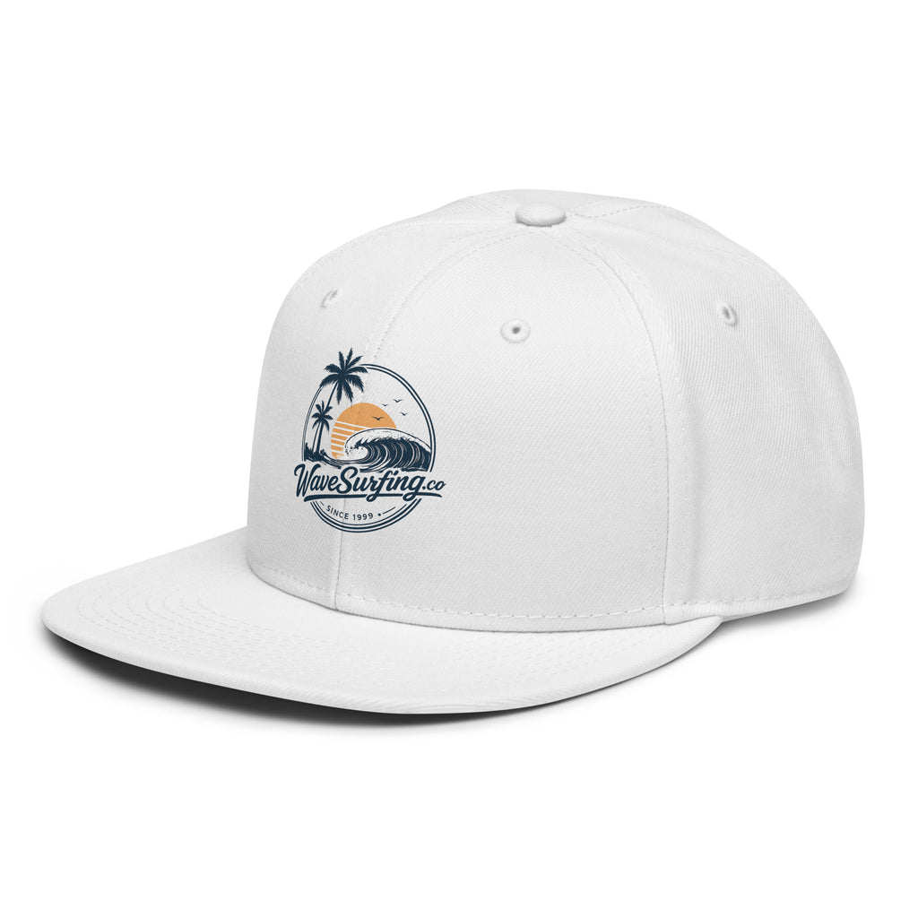 Coastal Snapback Hat WaveSurfing – vue [face/dos/côté]
