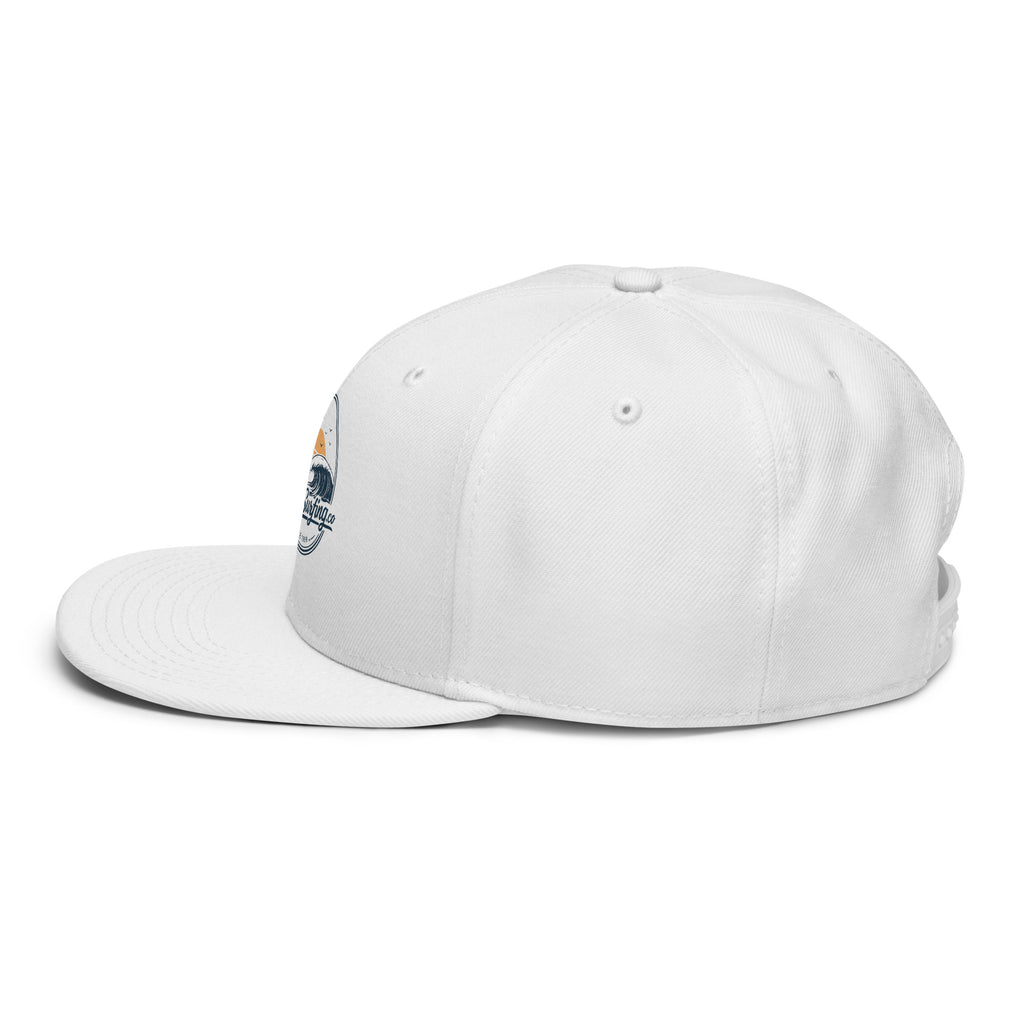 Coastal Snapback Hat WaveSurfing – vue [face/dos/côté]